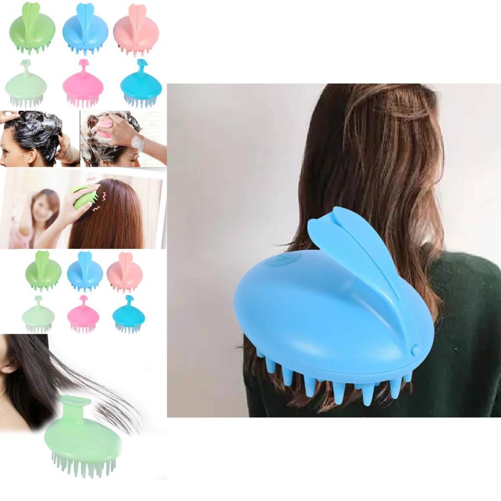 High-quality Plastic Massage Hair Brush With Pp Eva Material For Relaxing Scalp