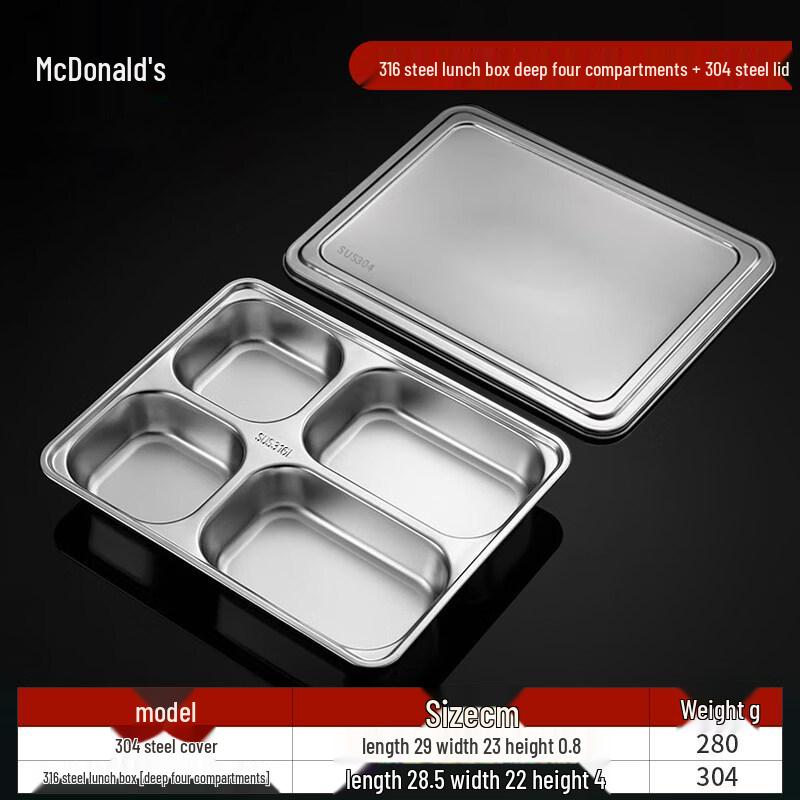 ZISIZ Divided Paper Fast Food Tray