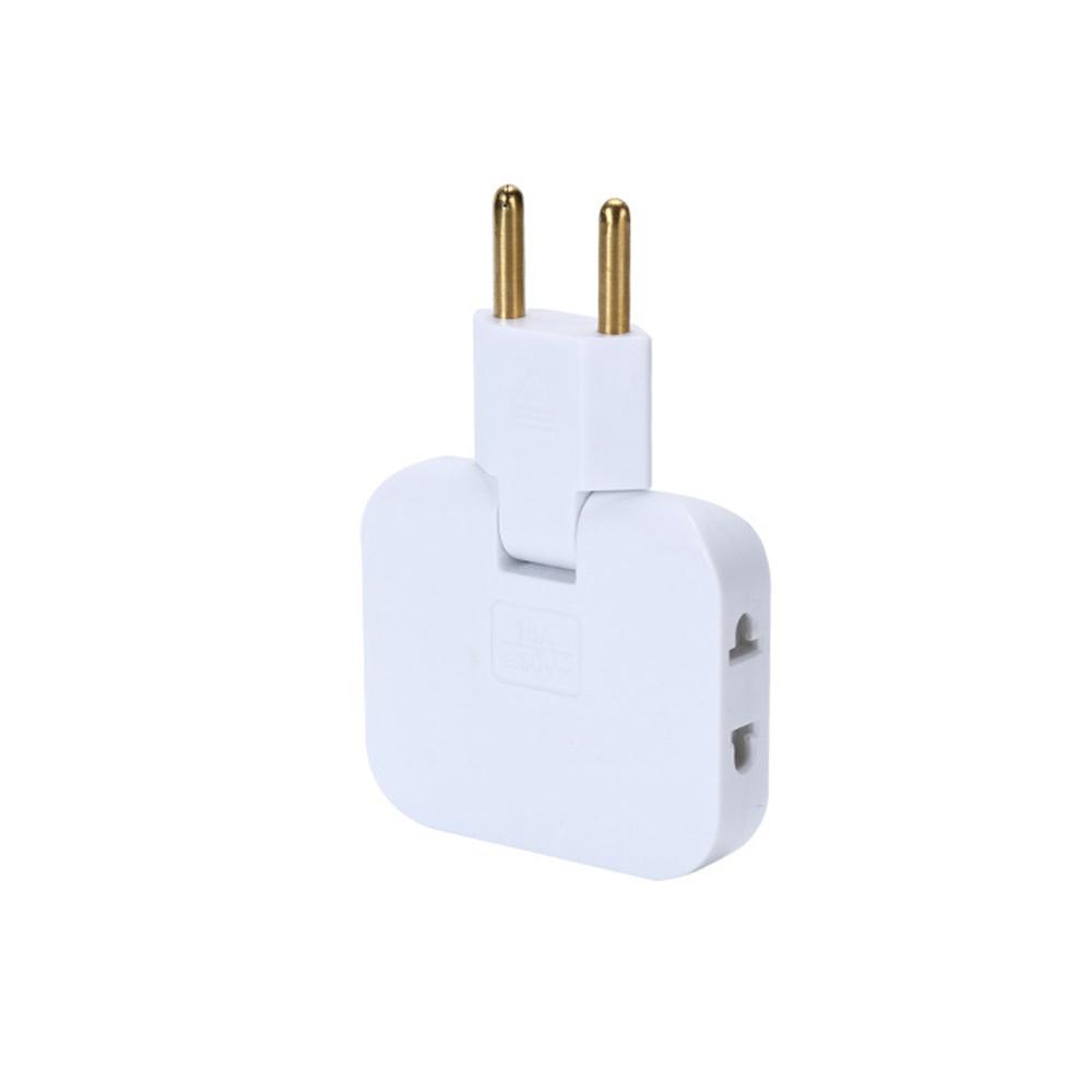EU Plug 180 Degree Rotatable Socket Converter 3 In 1 EU To US Extension Plug Adapter Socket