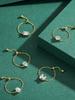 925 Silver Round Oval Water Drop Shape Zircon Chain Adjustable Ring For Women Anniversary Hight Quality Fine Jewelry