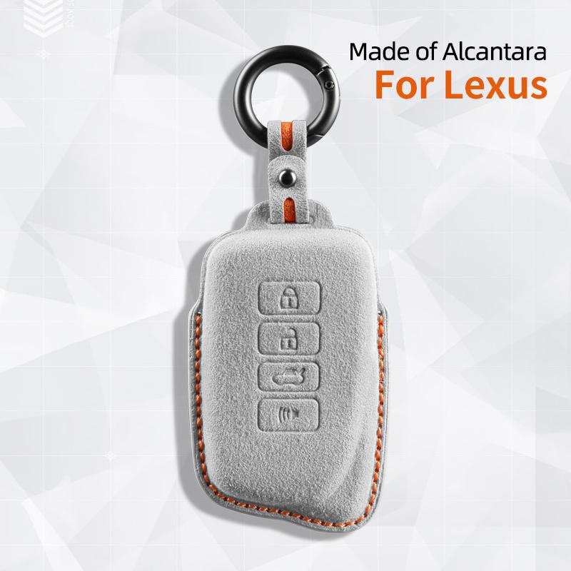 Araba Anahtar Kılıfı Kılıf Tutucu Anahtar Kabuğu Süet Lexus ES UX UX 300e NX LC NX GS RX GX RC 200 250 350 LS 450H 300H Anahtarlık İçin