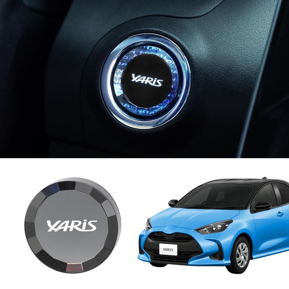 Lumiman Кристальная крышка кнопки запуска двигателя для Toyota Yaris 210 серии