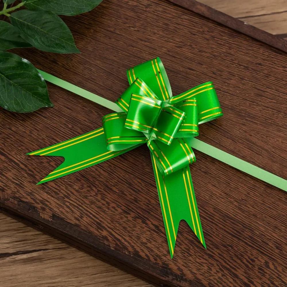 10Pcs Bowknots Ribbons For Gift Wrappers Wedding Birthday Party Pull Bow Knot Ribbon Christmas Gift Wrapping Ribbons Decoration