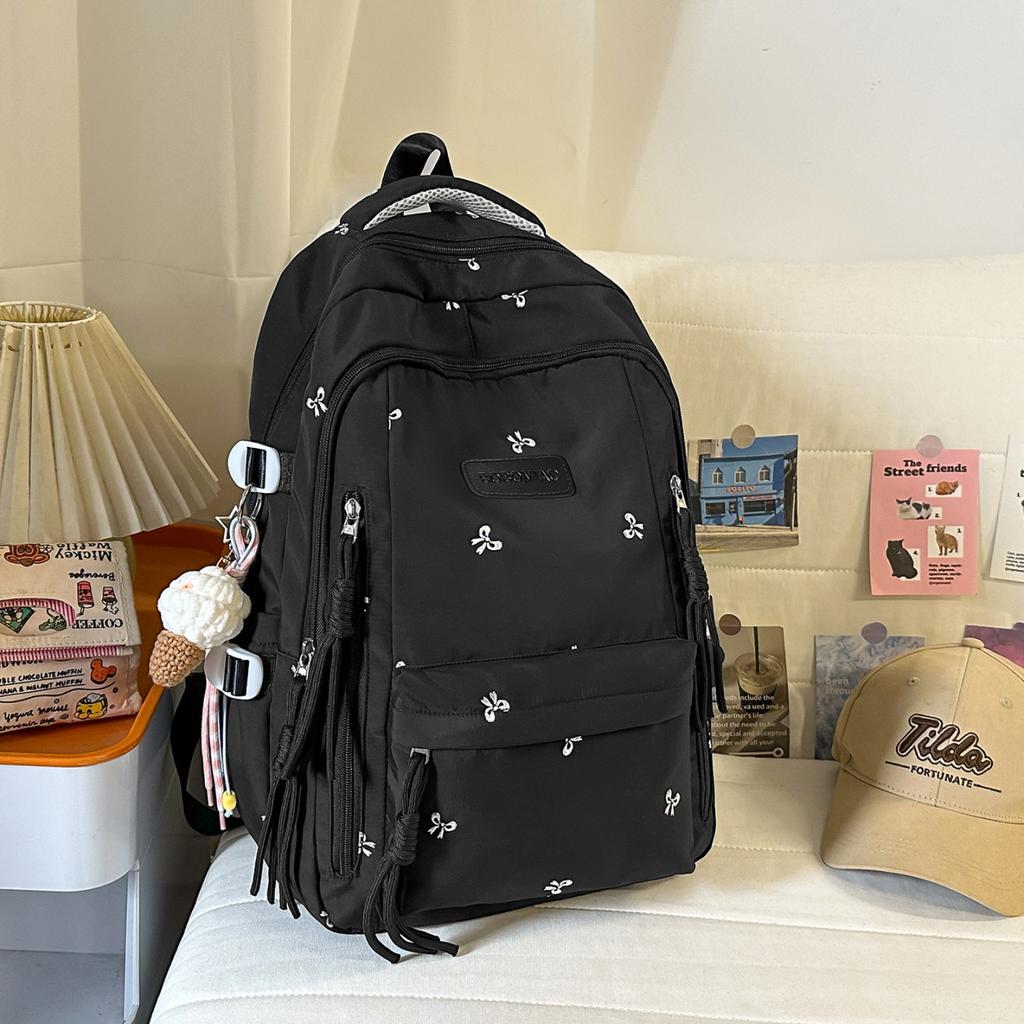 Schoolbag cute girl schoolbag large capacity college style junior high school girl high school college student backpack leisure travel backpack