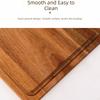 Saftrille Wurstwaren Serviertablett Mehrere Stile Pizzablech Langlebiges Holz Schneidebrett Brot