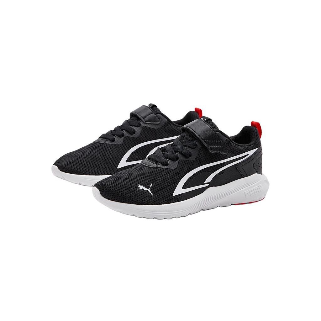 Puma All-Day Active Ac+Jr Versatile Comfortable Durable Lightweight Shock Absorbing Low-Top Running Shoes Kids sneaker Black 404318-01