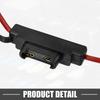 ABSOPRO Fuse Holder 80A Max Style Fuse 10 AWG Fuse Holder Waterproof 10