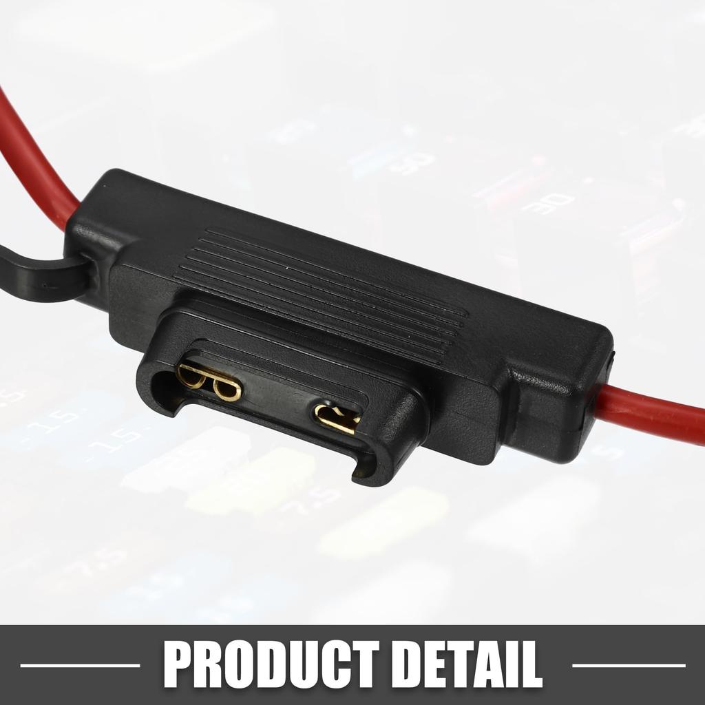 ABSOPRO Fuse Holder 80A Max Style Fuse 10 AWG Fuse Holder Waterproof 10
