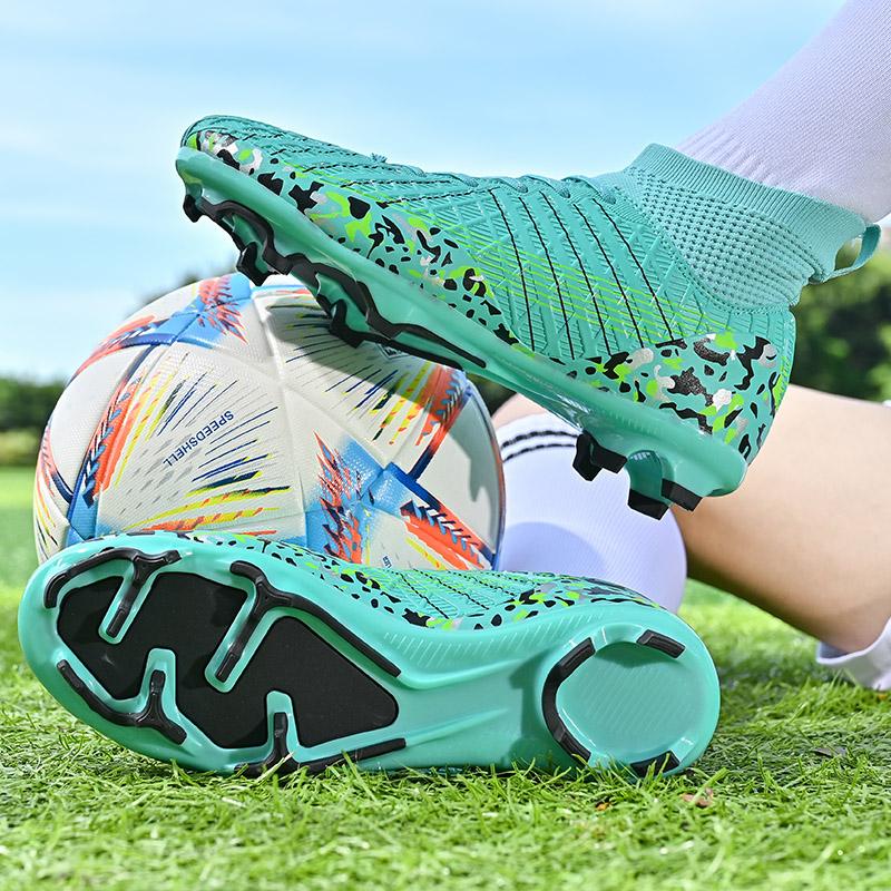 Unisex Soccer Shoes Outdoor/Indoor Boys Girls Football Boot Professional Futsal Football Training Sneakers