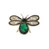 Luxury Rhinestone Bee Brooch - Stylish High-End Pin for Jackets and Suits