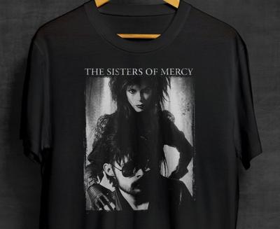 Vtg The Sisters Of Mercy Cotton Black Tee Shirt For Men All Size UR032 Unisex T-Shirt