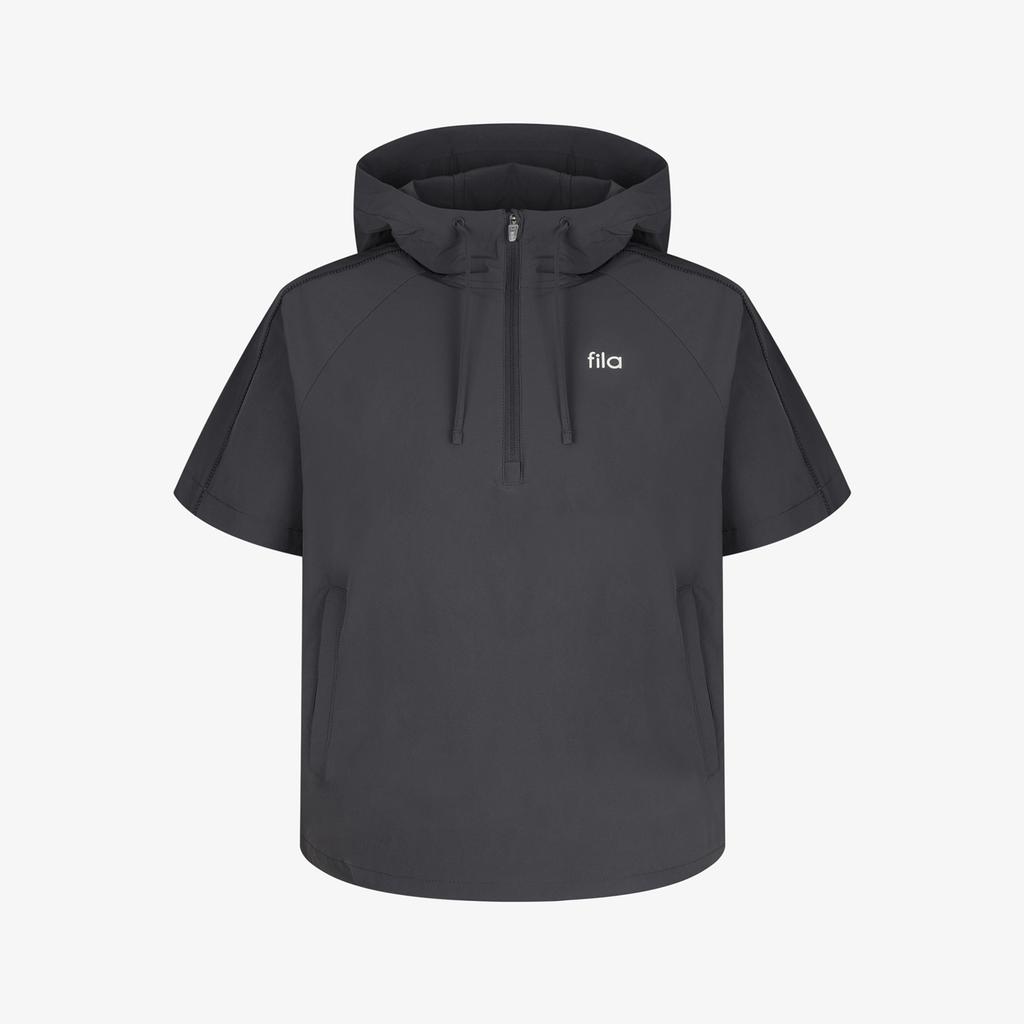 Hwilla Coldwave+ Cooling Woven Stretch Anorak Short Sleeve (Fs262Jk02F005006)