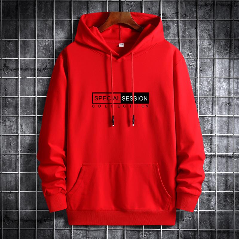 IELGY Kapuzenpullover mit Buchstaben-Print für Herren