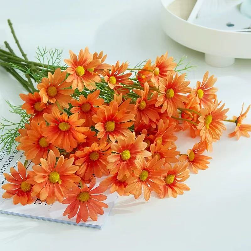 5 Stück Simulation von fünfköpfiger Chrysantheme