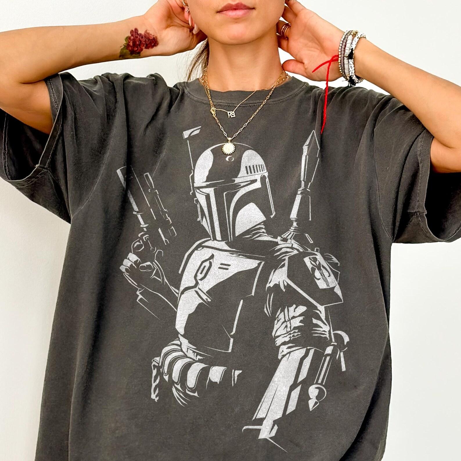 Vintage Boba Fett Bounty Hunter Shirt - Star Wars Tshirt,Mandalorian Sweatshirt,Boba Fett Tshirt S