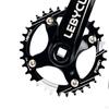 Crankset Lightweight Aluminum Alloy Square Taper Single Speed Narrow Wide Chainring 170mm