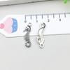 Set di 100 Ciondoli Gatto Farfalla Luna Argento Antico per Braccialetti e Collane Fai da Te