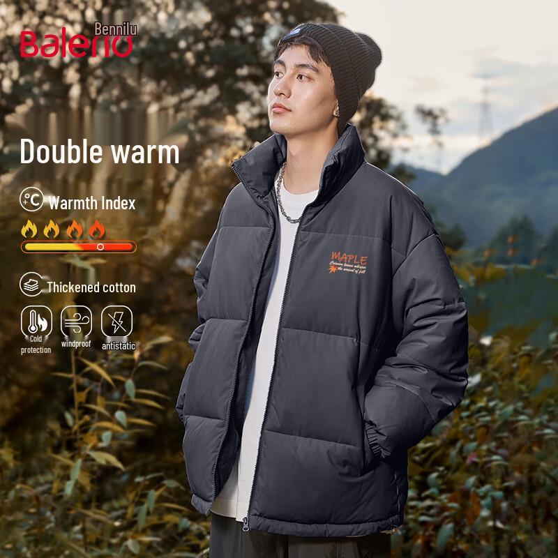 

Baleno Men s Winter American Retro Padded Jacket 3XL