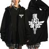 The Last of Us Mark Print Zipper Hoodie Men Women Retro High Quality Harajuku Zip Up Sweatshirt Fashion Oversized Jacket Hoodies