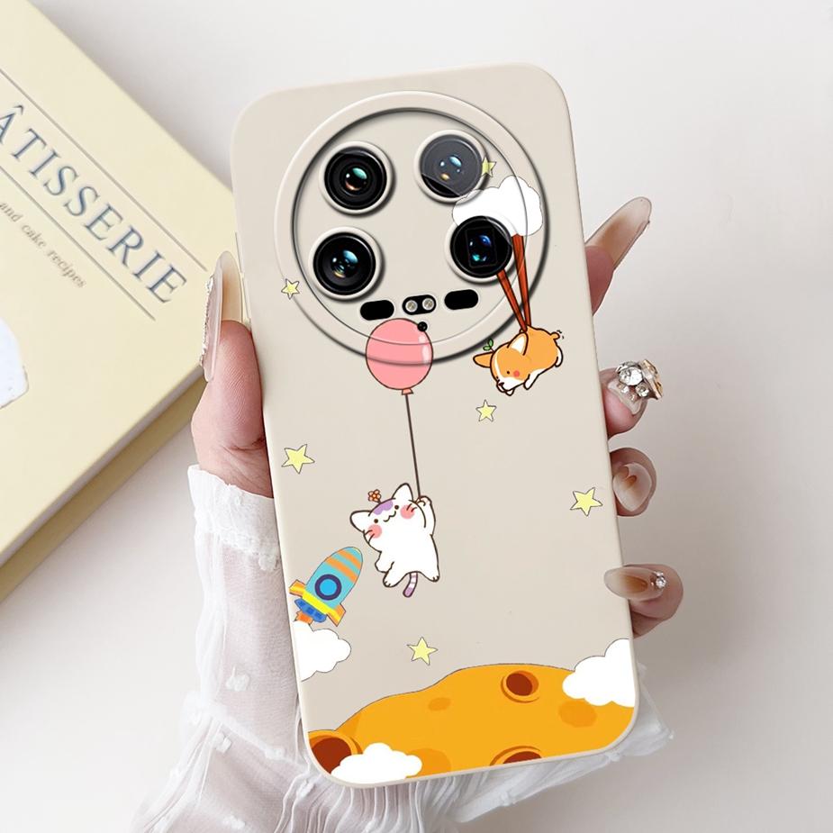 For Xiaomi 14 Ultra Case Cute Dinosaur Cartoon Cover Shockproof Phone Case For Xiaomi Mi 13 Ultra 13Ultra 14Ultra Soft TPU Shell