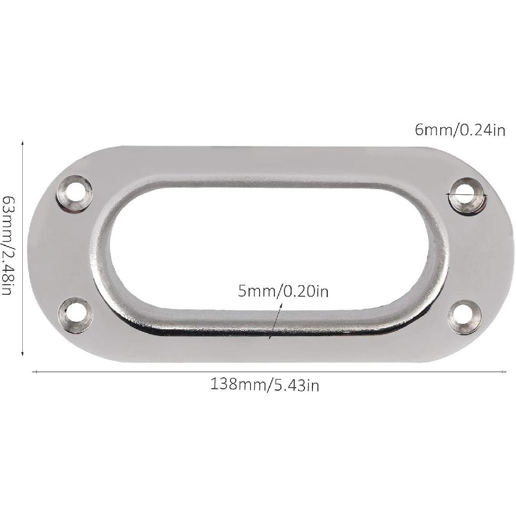 Boat Hawse Fairlead, 316 Stainless Steel Boat Hawse Cable Guide, Marine Hawse Pipe, Boat Hawse Pipe Fairlead Marine Boat Accessories for Towing