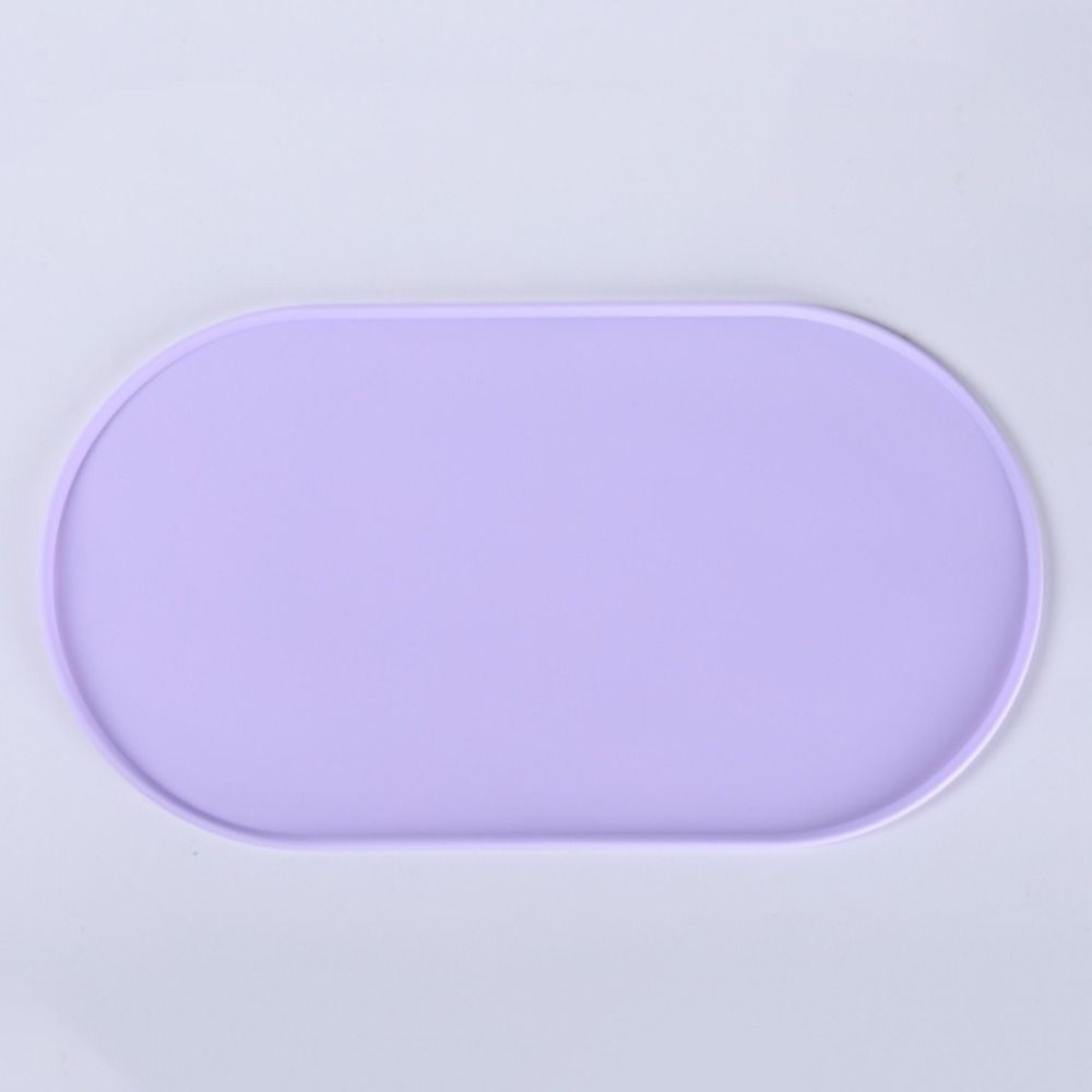 Durable Silicone Pet Bowl Mat Anti Overflow Anti-slip Pet Feeder Mats Non-stick Foldable Dog Drinking Pad for Dog Cat