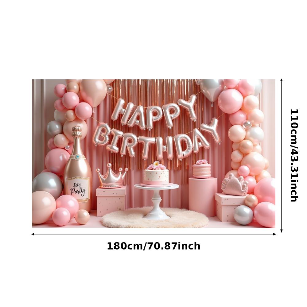 

Banner Foil Balloons Kids Party Party Backdrop Cake Decoration Party Decoration For Event Decoration