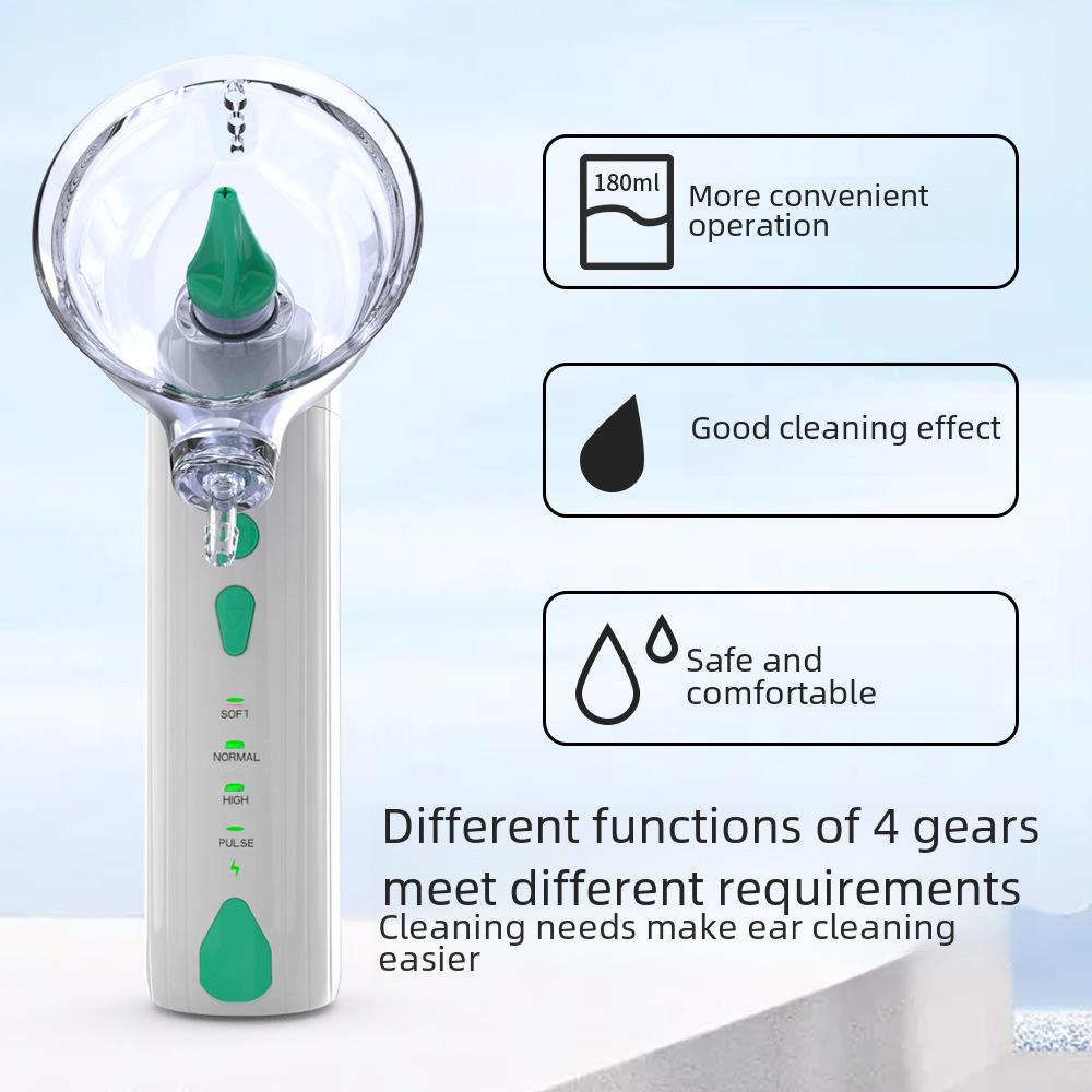 Išmanus elektrinis ausų valiklis: Nešiojamas rinkinys lengvam ausų sieros valymui