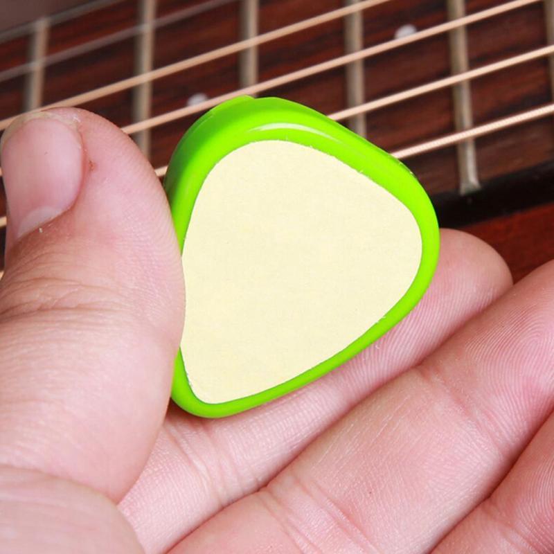 Plactic Guitar Pick Plectrum Holder Case Box Heart Shaped Parts
