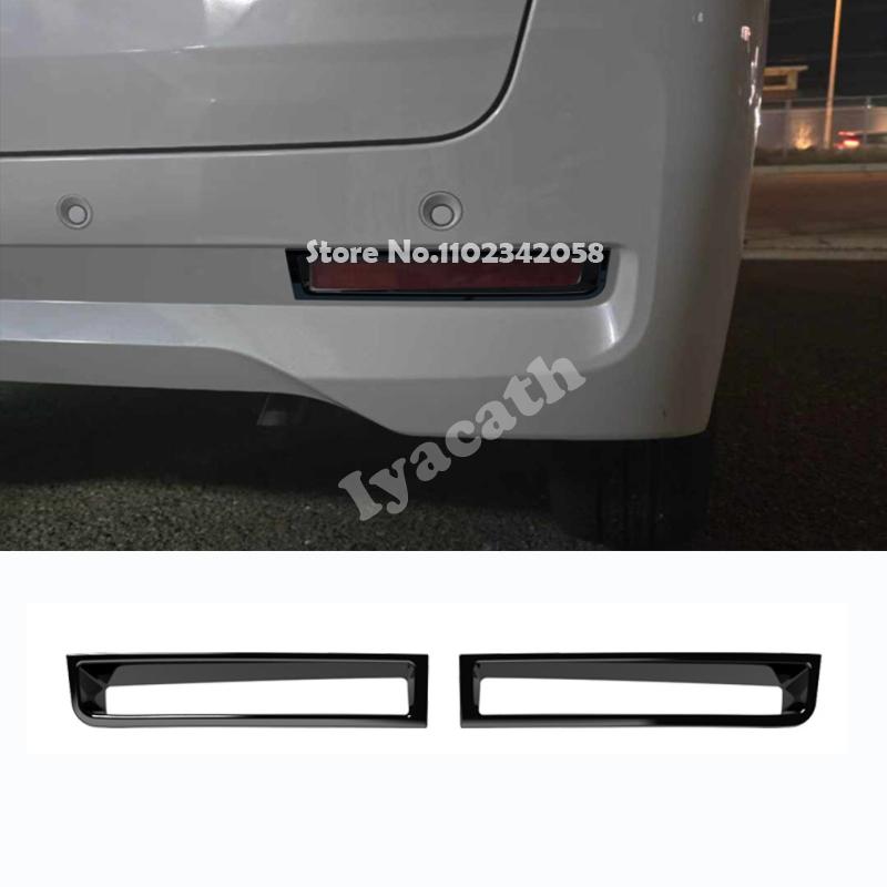 For Nissan ROOX 2025 2026 ABS Chrome Black Front Rear Fog Light Foglamp Cover Exterior Bumper Lamp Trim Molding Garnish Frame