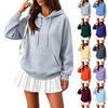 Women's Fashion Long Sleeve Color Hoodie