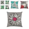 Elegant Waterproof Flower Printed Cushion Cover With Oilproof And Dustproof Features For Stylish Home Decor