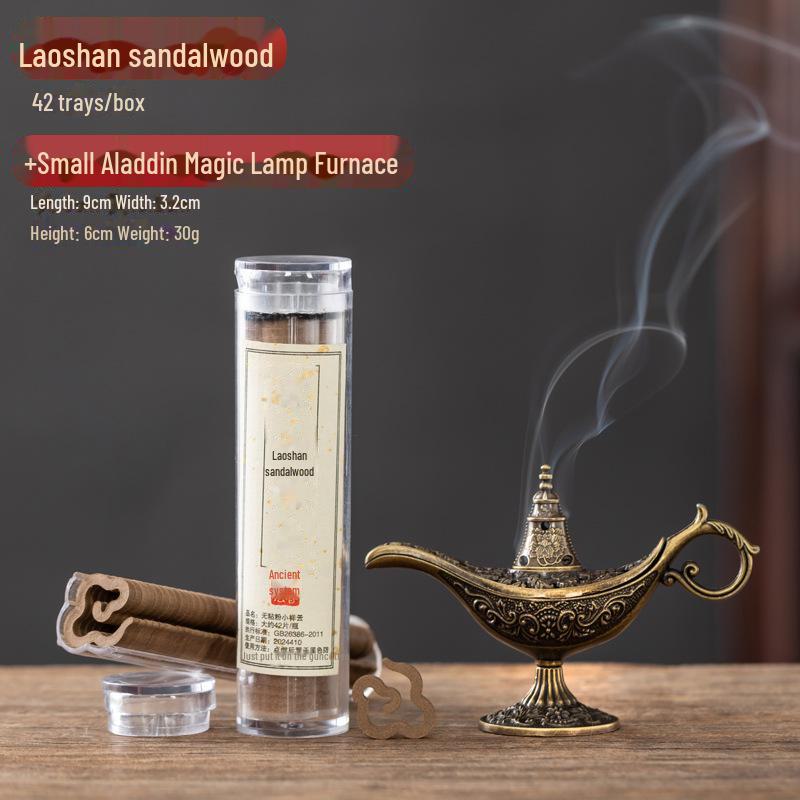 

Курильница для благовоний «Волшебная лампа Алладина»: Пластина из сплава, благоприятный дизайн облаков для агарового дерева, сандалового дерева, гусиной груши, украшения для чайной церемонии.