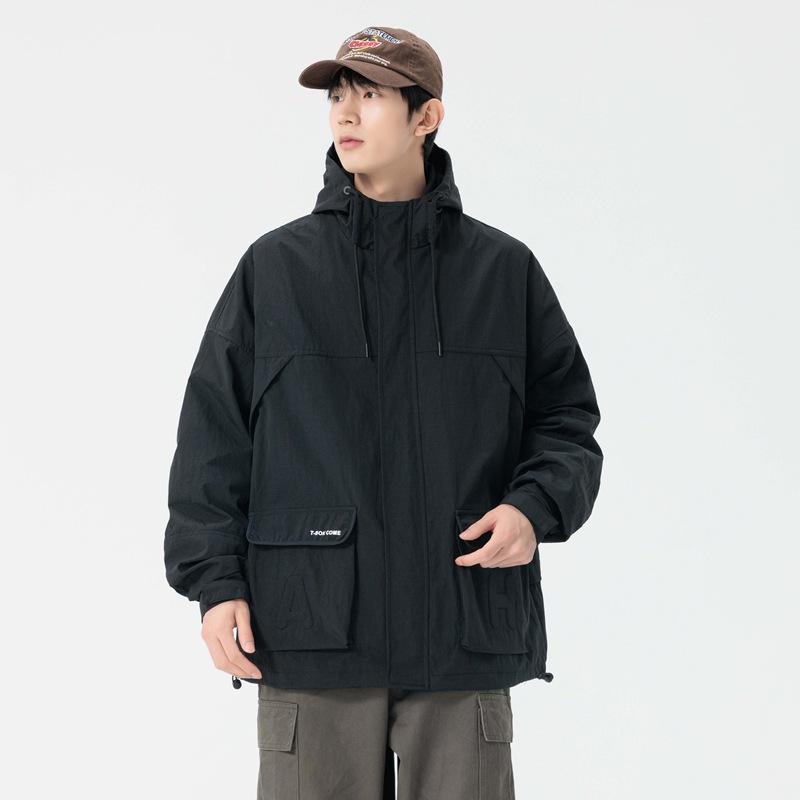 Men's Autumn Jacket Hooded Men's Casual Jacket Couple's Loose Versatile Jacket