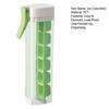 Yousheng One-Hand Press Ice Cube Tray with Lid Food-Grade Mold for Freezer Easy-Release Leak-Proof Space-Saving Ice Maker for Home