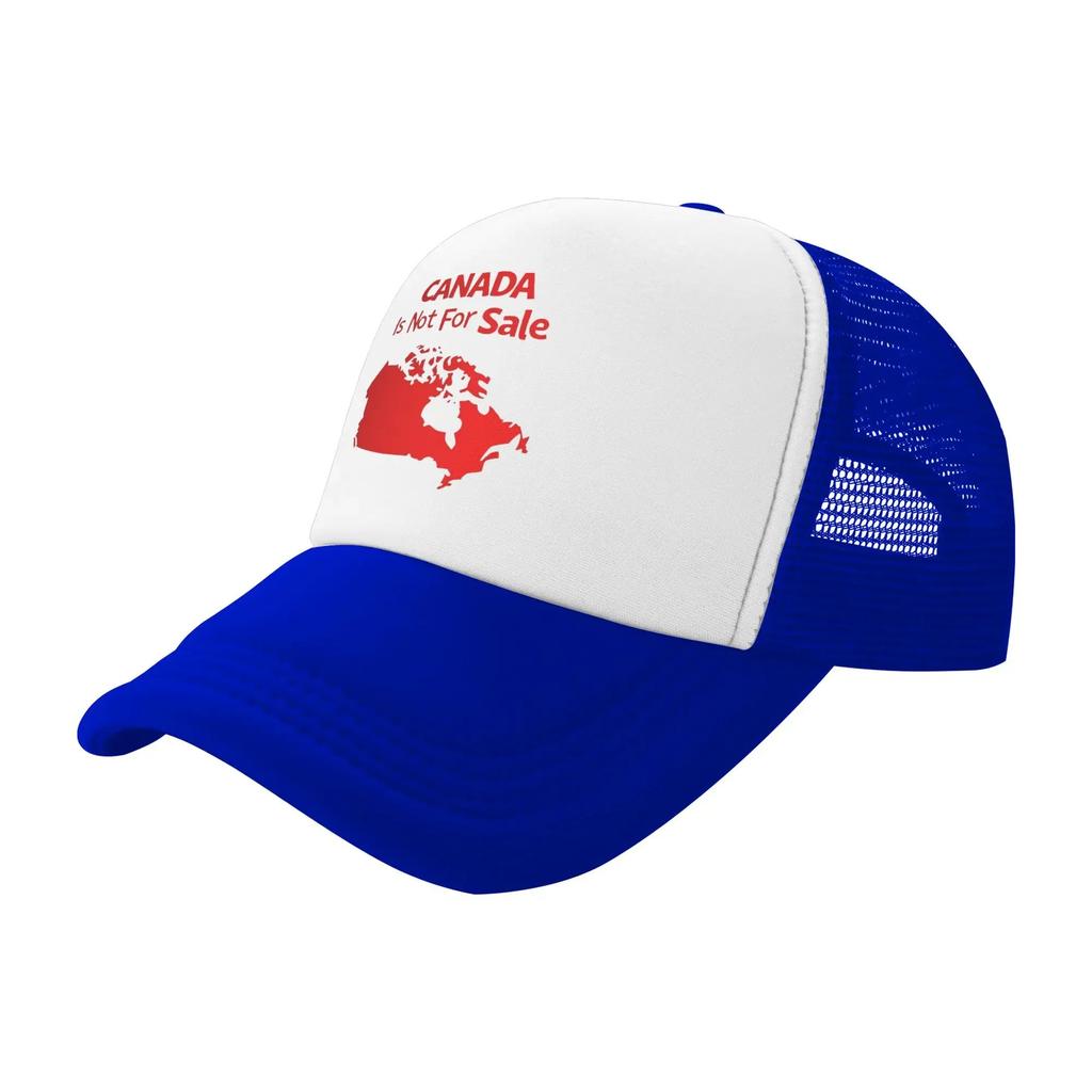 Canada Is Not For Sale Mesh Sun Hats Sarcastic Phrase Outdoor Sports Breathable Baseball Caps Unisex Streetwear Print Hat