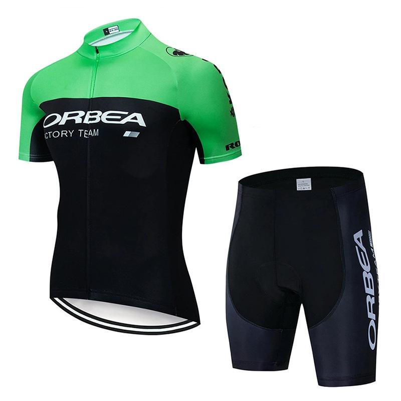 Summer Short Sleeve Set Tour De France ORBEA Team Cycling Suit Sports Roller Skating Suit Bicycle Outdoor Riding