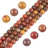 Retro Red Agate Stone Beads Loose Round Beads for Jewelry Making Fashion Accessories DIY 4-12mm