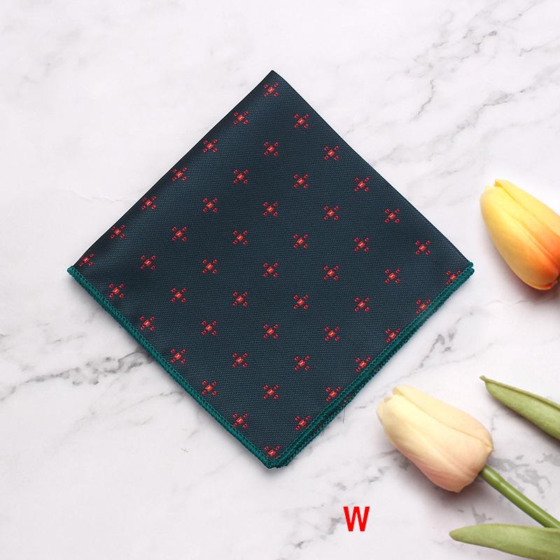 Men'S Dress Business Wedding Suit Pocket Towel Striped Flower Chest Towel Handkerchief Banquet Small Square Towel