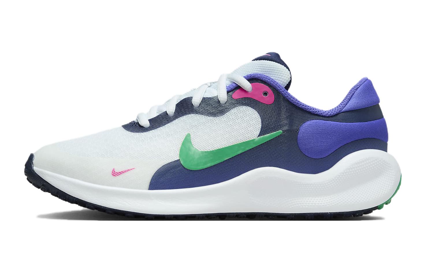

Nike Revolution 7 GS Midnight Navy Stadium Green FB7689-101 32