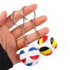 Gifts Car Key Chains Football Key Chain Country Soccer Keyring World Flag Ball Charms Bag Pendant