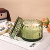 Vertical Transparent Colored Glass Candle Cup Aromatherapy Candle Yurt Ornaments Candlestick Aromatherapy Cup Decorative Jar
