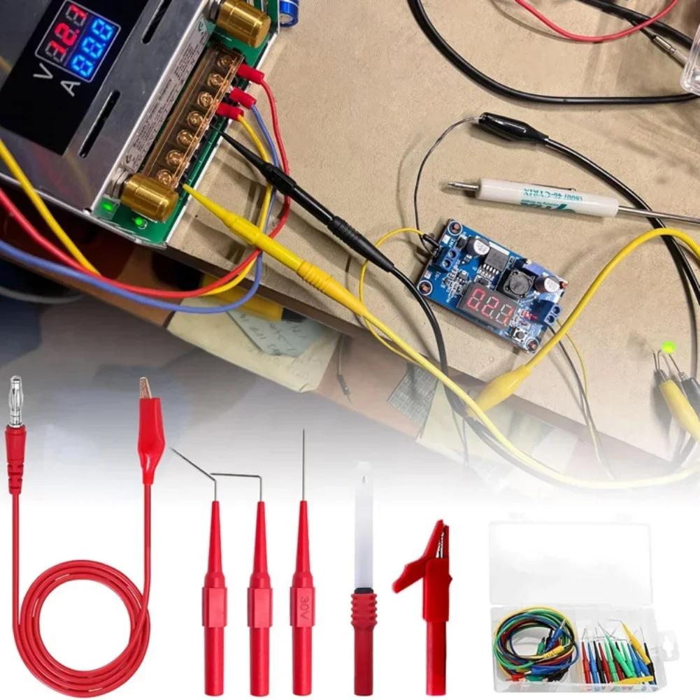 25pc Test Kit For Multimeter Versatile Probe Set For ALLIGATOR Clips For Tasks,Automotive Repair,Power Supply Testing,industrial