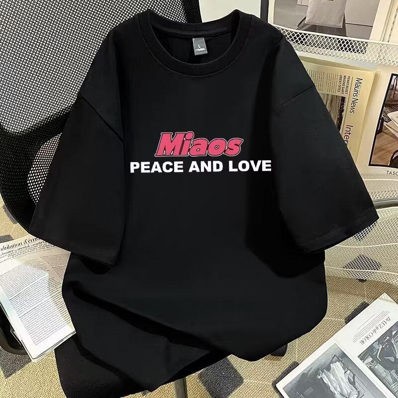 

УРА Национальный Тренд Американский Стиль Граффити Постер Принт Футболка с Коротким Рукавом Мужская Круглый Вырез Свободный Повседневный Топ 3XL чёрный