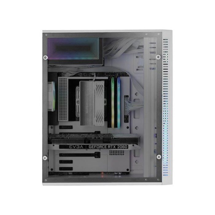 Mars Gaming Mc-blaze Caixa PC Atx Ventoinha Frgb 80mm Barra Led Rgb Frontal Branco