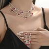 Fashion Jewelry Set Necklace Earrings For Women's Ladies