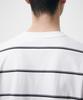 MUSINSA STANDARD Multi-Stripe Relaxed T-Shirt 2 [White]