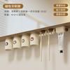 Magnetic toothbrush rack No punching bathroom bathroom Toothbrush holder Wall-mounted tooth cup holder Toothbrush cup storage rack