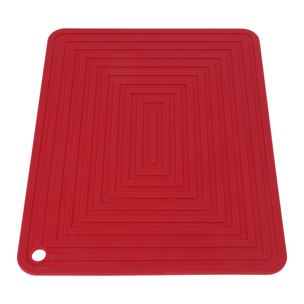 Dish Drying Pad Prevent Slip Flexible Insulated Placemat Silicone Drain Mat for Kitchen B
