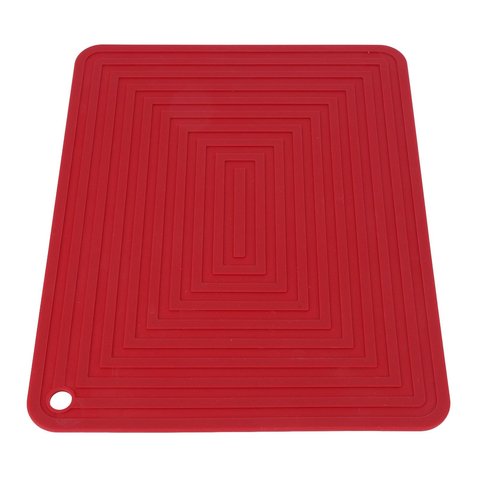 

Dish Drying Pad Prevent Slip Flexible Insulated Placemat Silicone Drain Mat for Kitchen B